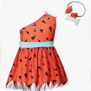 Pebbles Flinstone Halloween costume - multiple sizes available